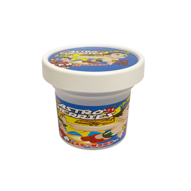 12 Pack - Ice Cream Pint Style Containers (Lids & Display Boxes) - Astro Cherries Kandy Depo ICJARBOX-003 - Image 2