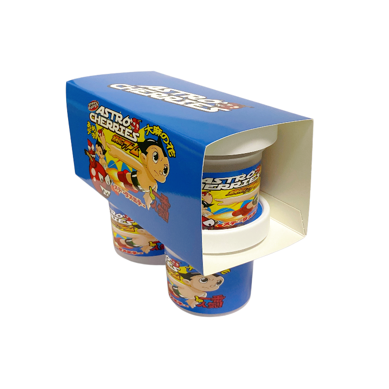 12 Pack - Ice Cream Pint Style Containers (Lids & Display Boxes) - Astro Cherries Kandy Depo ICJARBOX-003 - Image 4