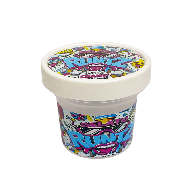 12 Pack - Ice Cream Pint Style Containers (Lids & Display Boxes) - Gelato Runtz ICJARBOX-005 - Image 2