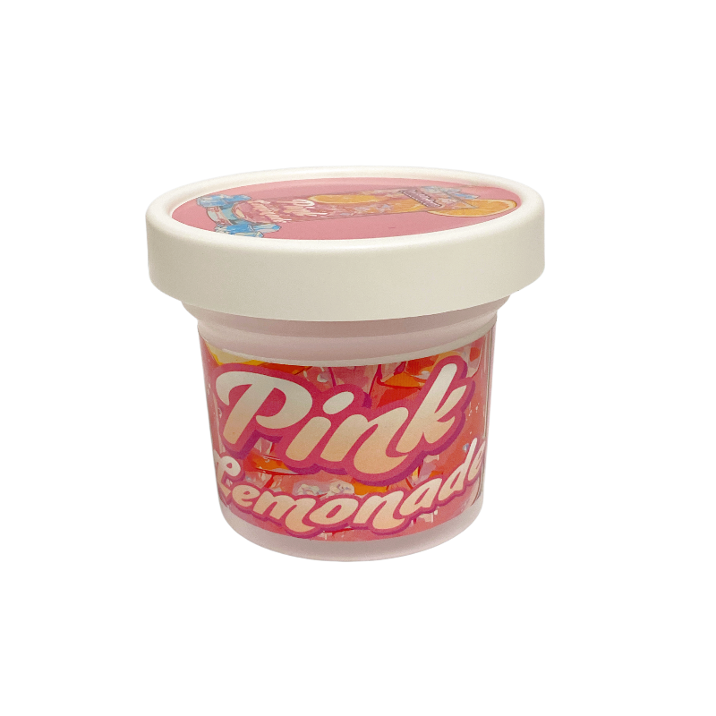 12 Pack - Ice Cream Pint Style Containers (Lids & Display Boxes) - Pink Lemonade ICJARBOX-006 - Image 2