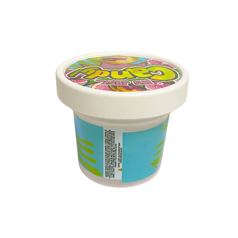 12 Pack - Ice Cream Pint Style Containers (Lids & Display Boxes) - Pink Lemon CandyICJARBOX-007 - Image 3