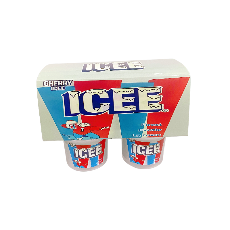 12 Pack - Ice Cream Pint Style Containers (Lids & Display Boxes) - ICEE ICJARBOX-012