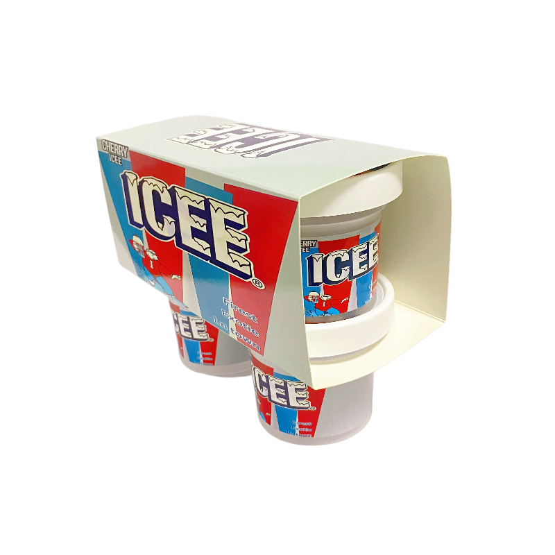12 Pack - Ice Cream Pint Style Containers (Lids & Display Boxes) - ICEE ICJARBOX-012 - Image 5