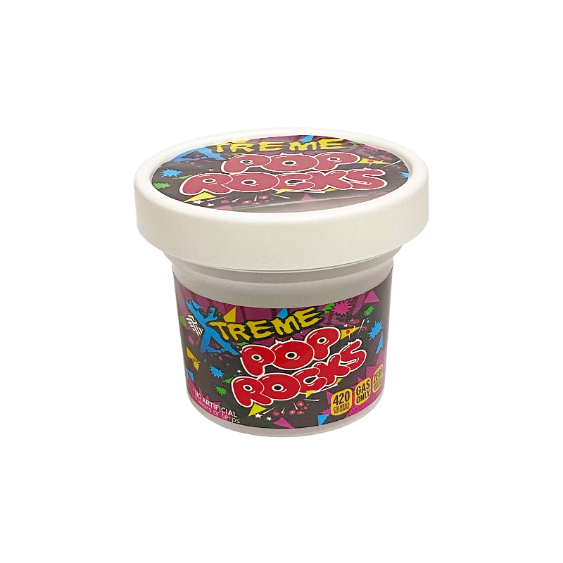 12 Pack - Ice Cream Pint Style Containers (Lids & Display Boxes) - Pop Rocks ICJARBOX-017 - Image 2