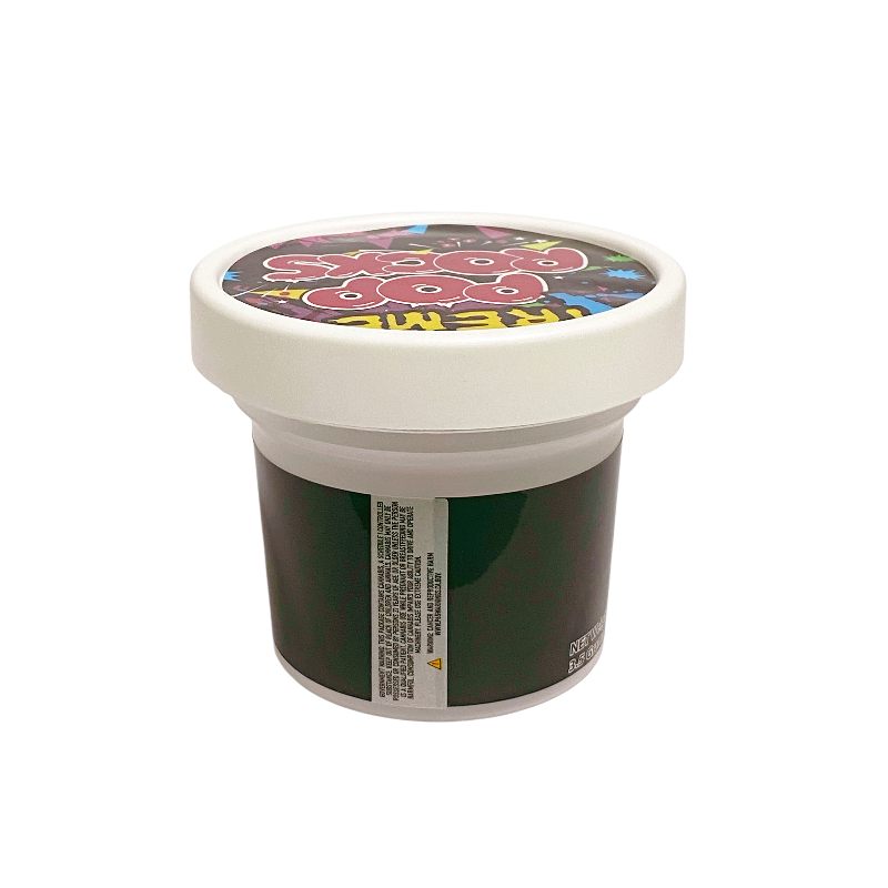 12 Pack - Ice Cream Pint Style Containers (Lids & Display Boxes) - Pop Rocks ICJARBOX-017 - Image 3