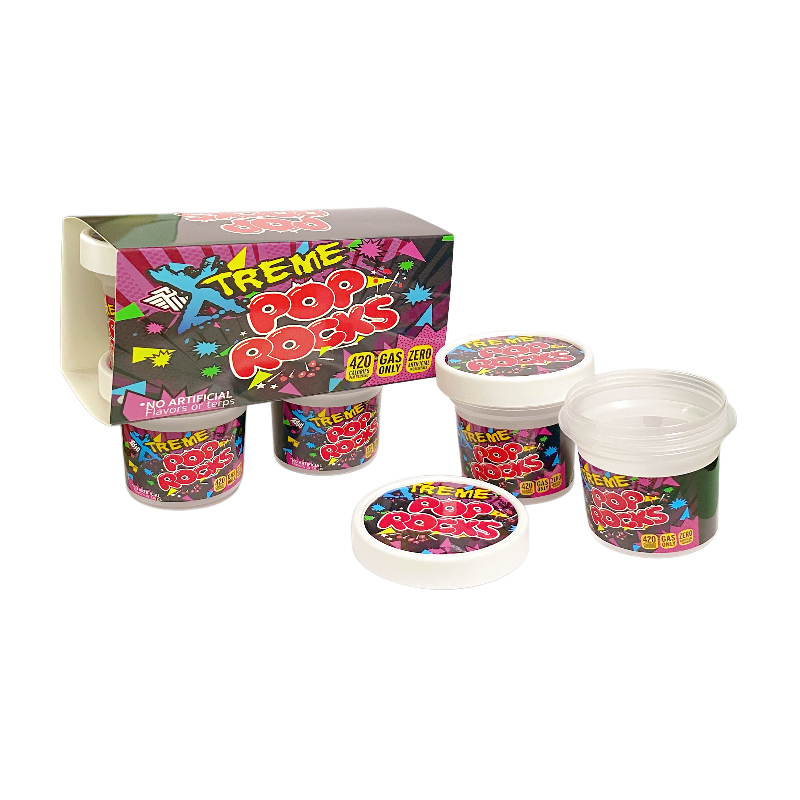 12 Pack - Ice Cream Pint Style Containers (Lids & Display Boxes) - Pop Rocks ICJARBOX-017 - Image 5