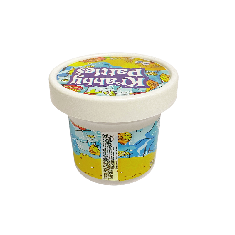 12 Pack - Ice Cream Pint Style Containers (Lids & Display Boxes) - Frankford Krabby Patties ICJARBOX-018 - Image 3