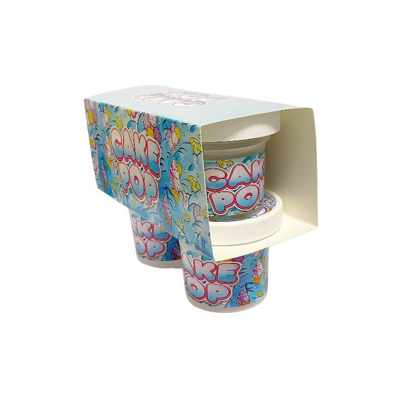 12 Pack - Ice Cream Pint Style Containers (Lids & Display Boxes) - Cake Pop ICJARBOX-019 - Image 4