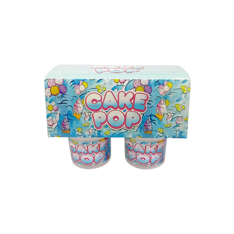 12 Pack - Ice Cream Pint Style Containers (Lids & Display Boxes) - Cake Pop ICJARBOX-019