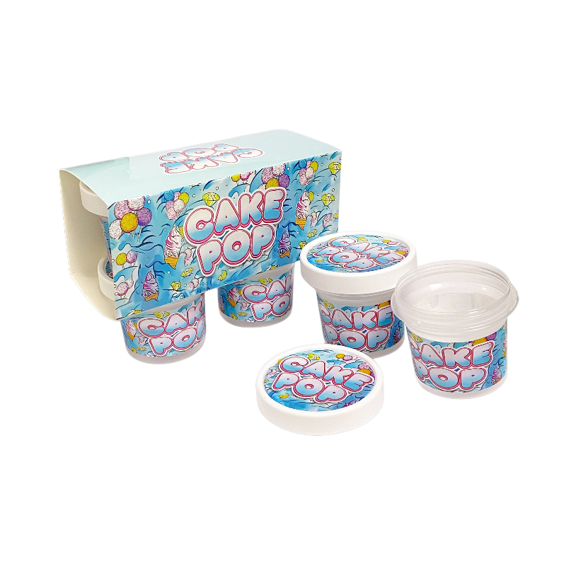 12 Pack - Ice Cream Pint Style Containers (Lids & Display Boxes) - Cake Pop ICJARBOX-019 - Image 5