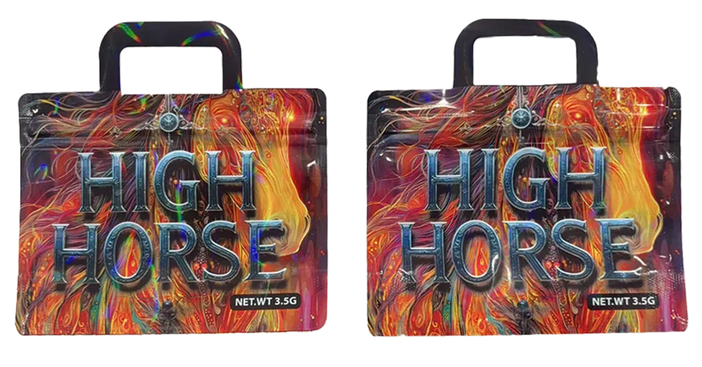 3.5g Handle Shaped Mylar Bag (50 Count) High Horse JHMB-35-003