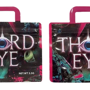 3.5g Handle Shaped Mylar Bag (50 Count) Third Eye JHMB-35-005