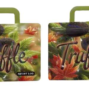3.5g Handle Shaped Mylar Bag (50 Count) Truffle JHMB-35-009