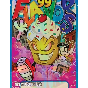 28 Gram Mylar Bag – Premium Smell-Proof Flower Packaging - 99 Flavors (50 Count) MB-28-002