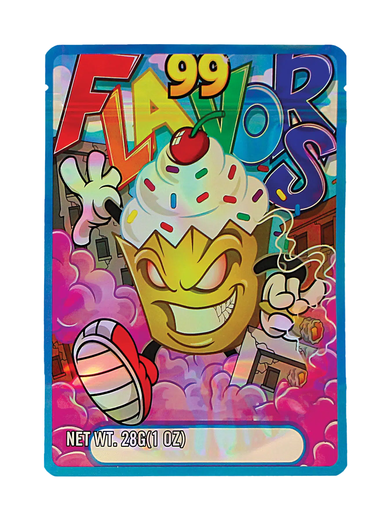 28 Gram Mylar Bag – Premium Smell-Proof Flower Packaging - 99 Flavors (50 Count) MB-28-002
