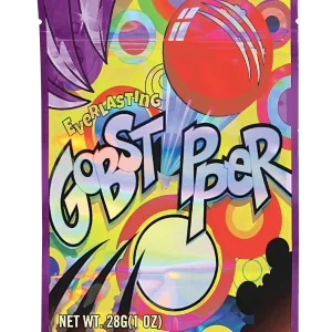 28 Gram Mylar Bag – Premium Smell-Proof Flower Packaging - Everlasting Gobstpper (50 Count) MB-28-010