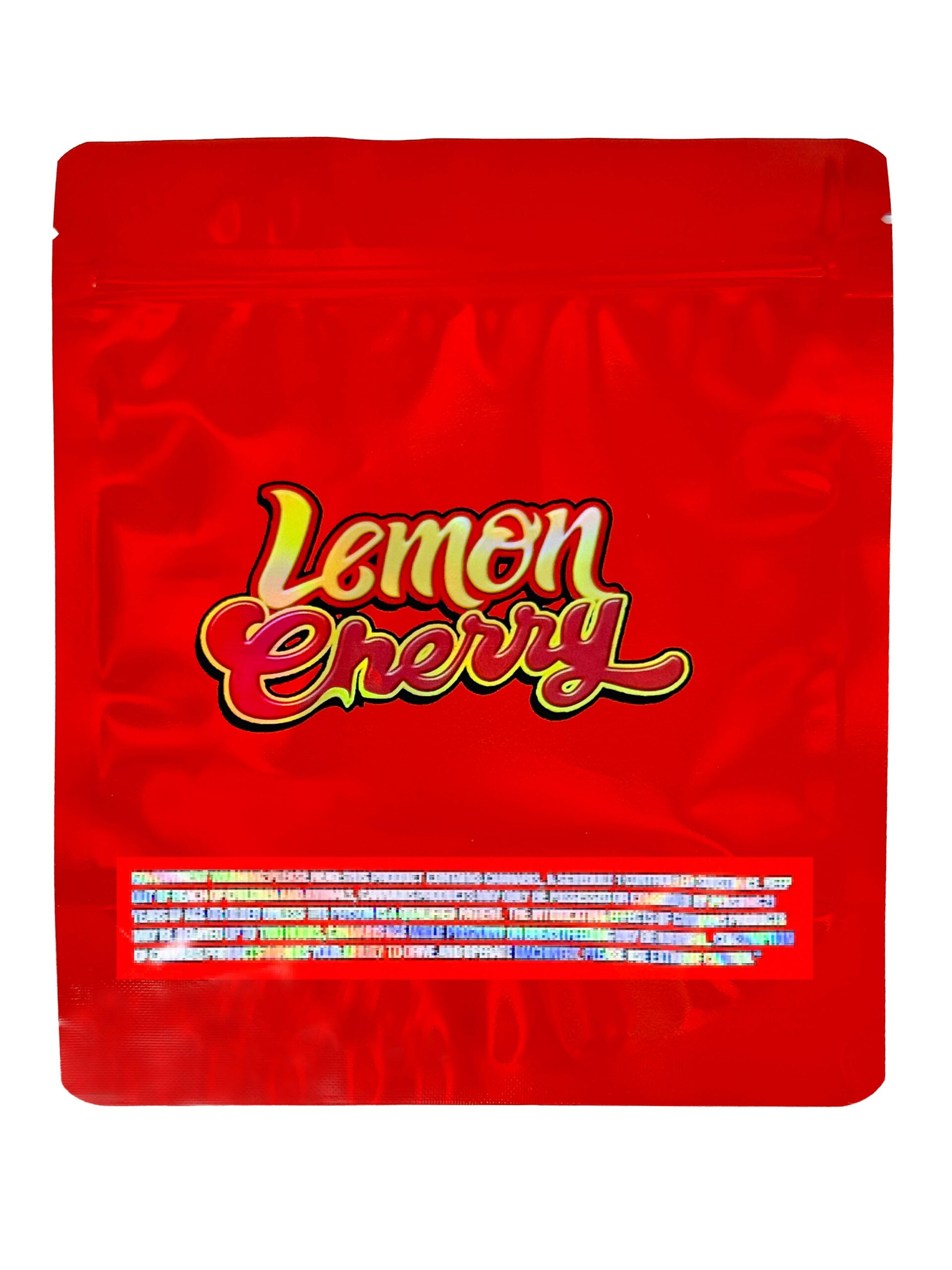 28 Gram Mylar Bag – Premium Smell-Proof Flower Packaging - Lemon Cherry (50 Count) MB-28G-051 - Image 2