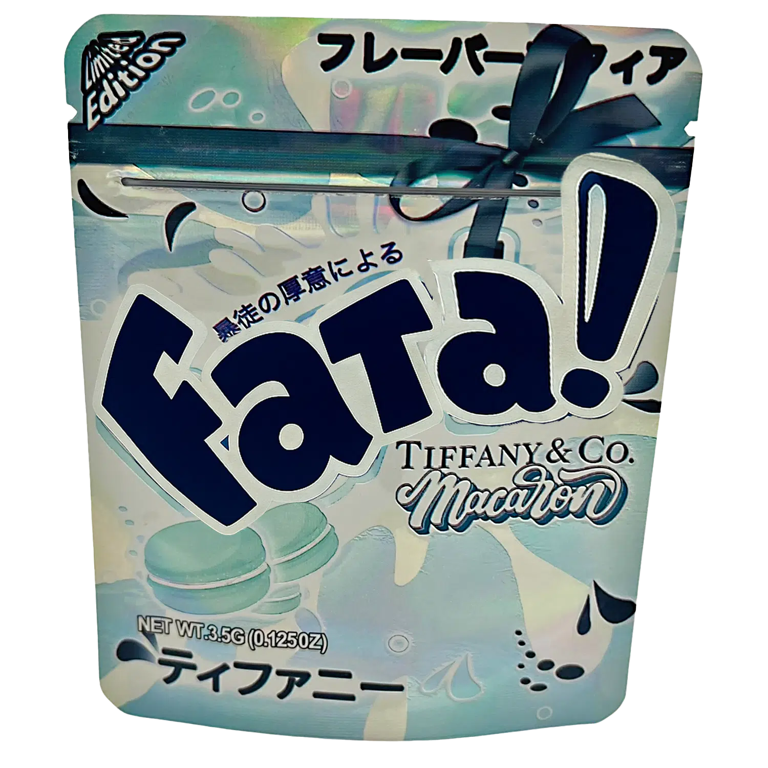 3.5 Gram Mylar Bag – Premium Smell-Proof Packaging - Fata Tiffany & Co. Macaron (50 Count) MB-35G-066