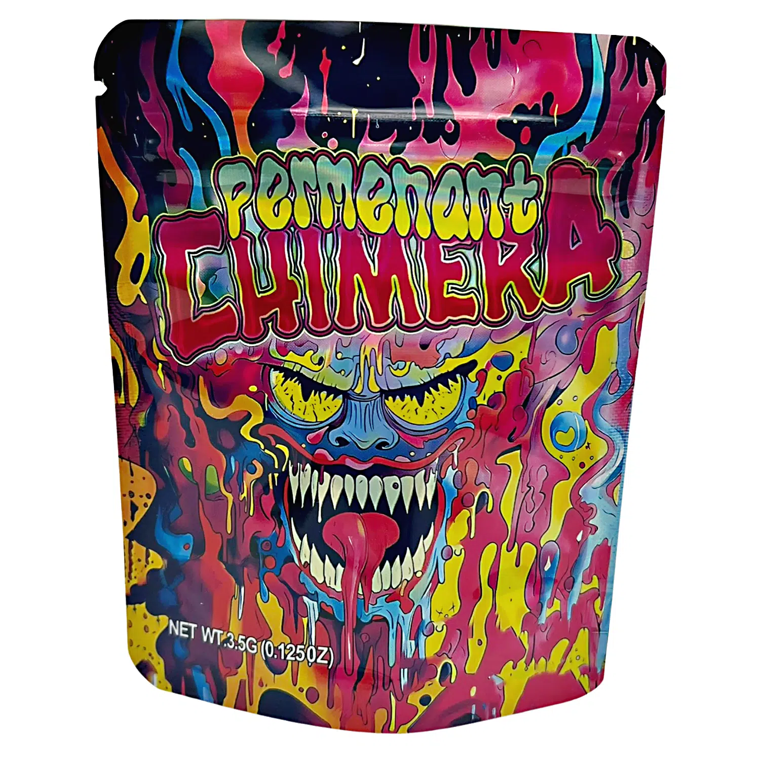 3.5 Gram Mylar Bag – Premium Smell-Proof Packaging - Permenant Chimera (50 Count) MB-35G-086