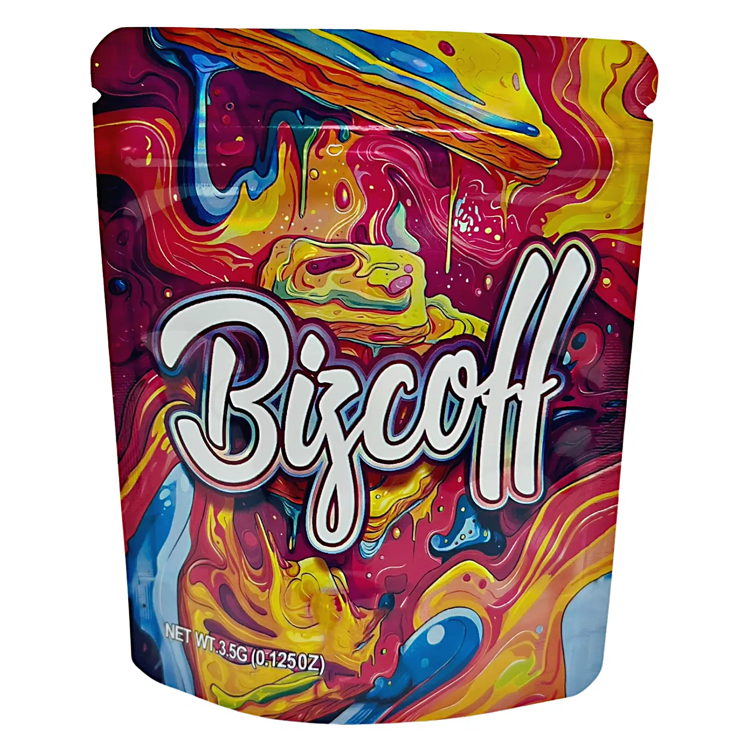 3.5 Gram Mylar Bag – Premium Smell-Proof Packaging - Bizcoff (50 Count) MB-35G-092