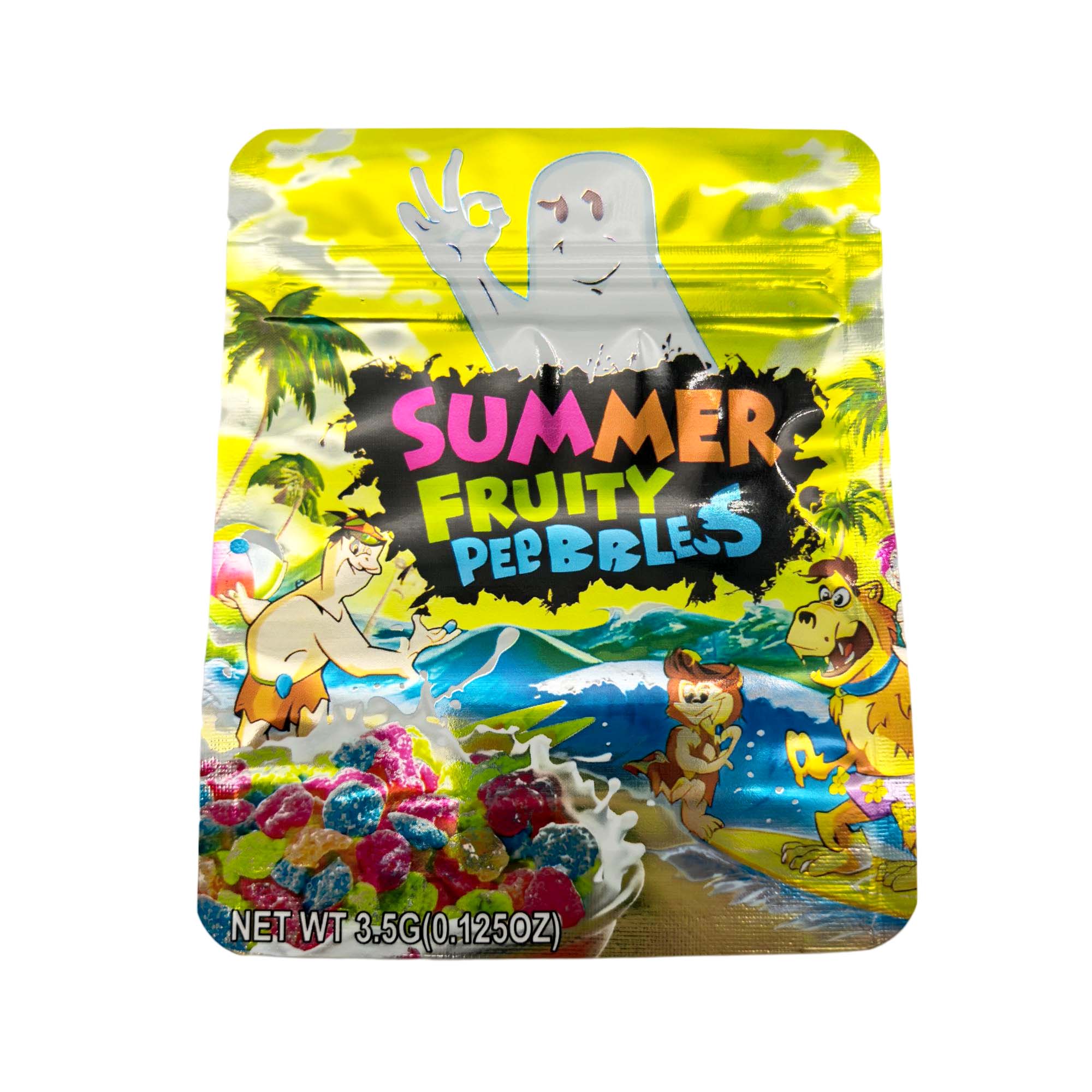 3.5 Gram Mylar Bag – Premium Smell-Proof Packaging - Summer Fruity Pebbles (50 Count) MB-35G-106 - Image 2