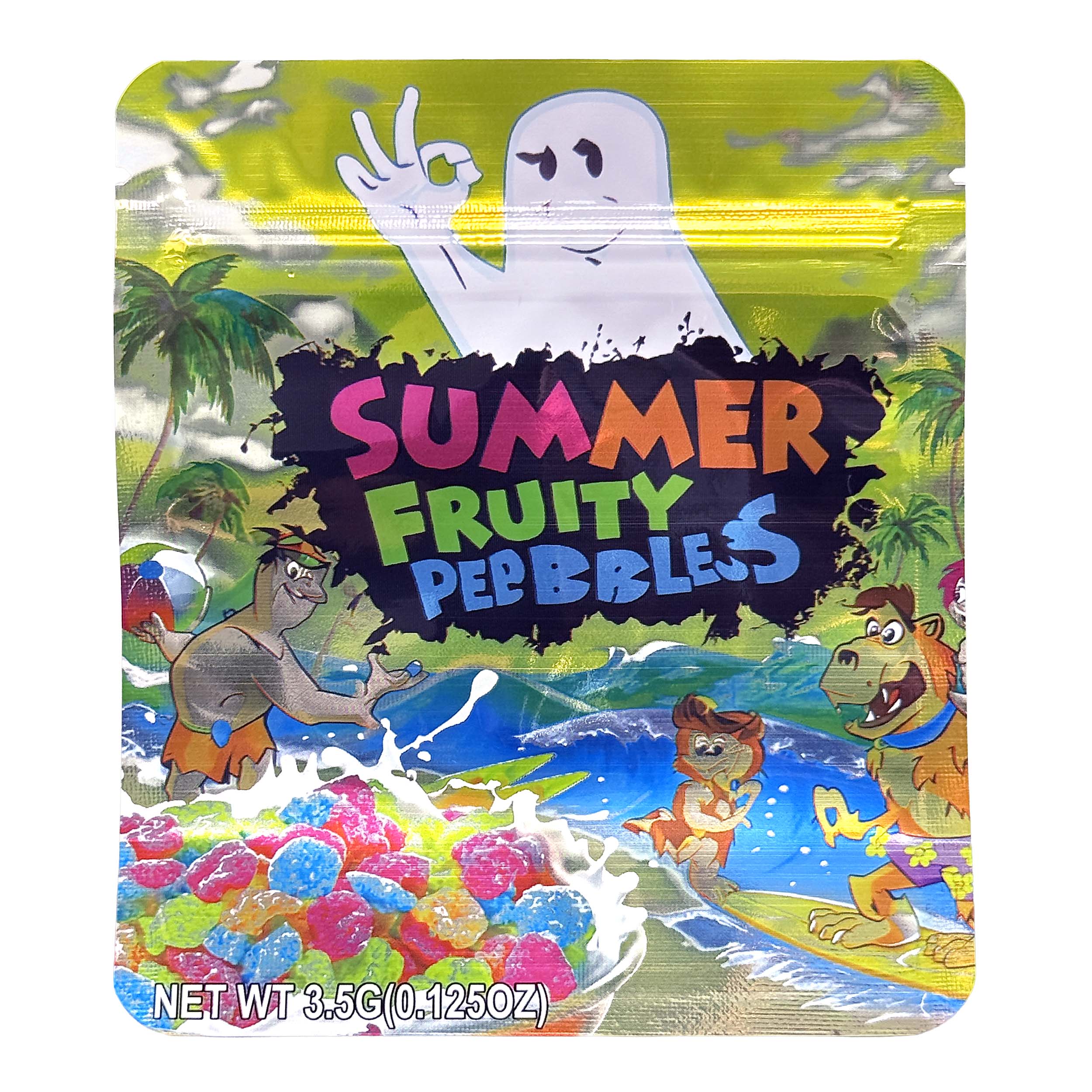 3.5 Gram Mylar Bag – Premium Smell-Proof Packaging - Summer Fruity Pebbles (50 Count) MB-35G-106 - Image 4