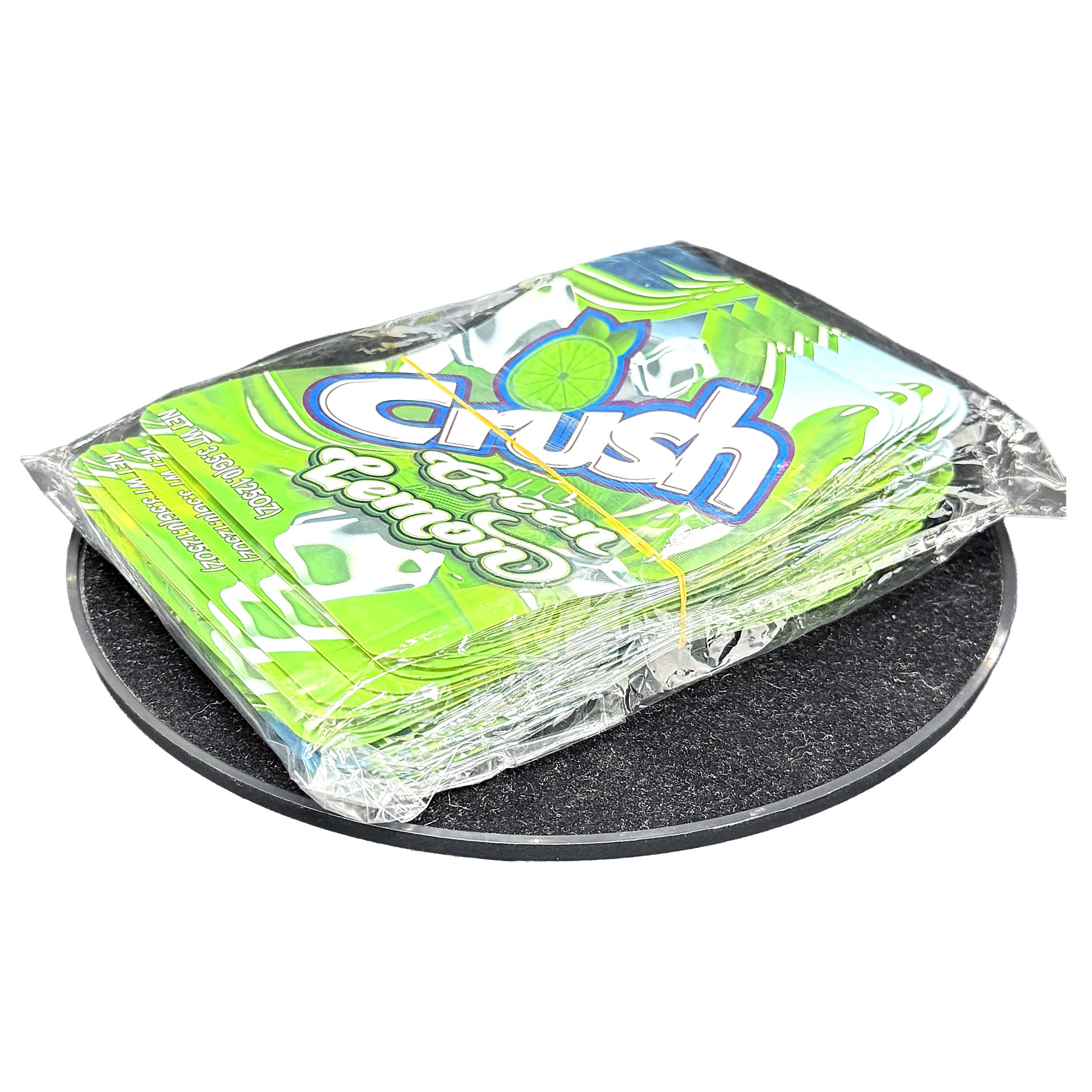 3.5 Gram Mylar Bag – Premium Smell-Proof Packaging - Crush - Green Lemon (50 Count) MB-35G-110 - Image 5