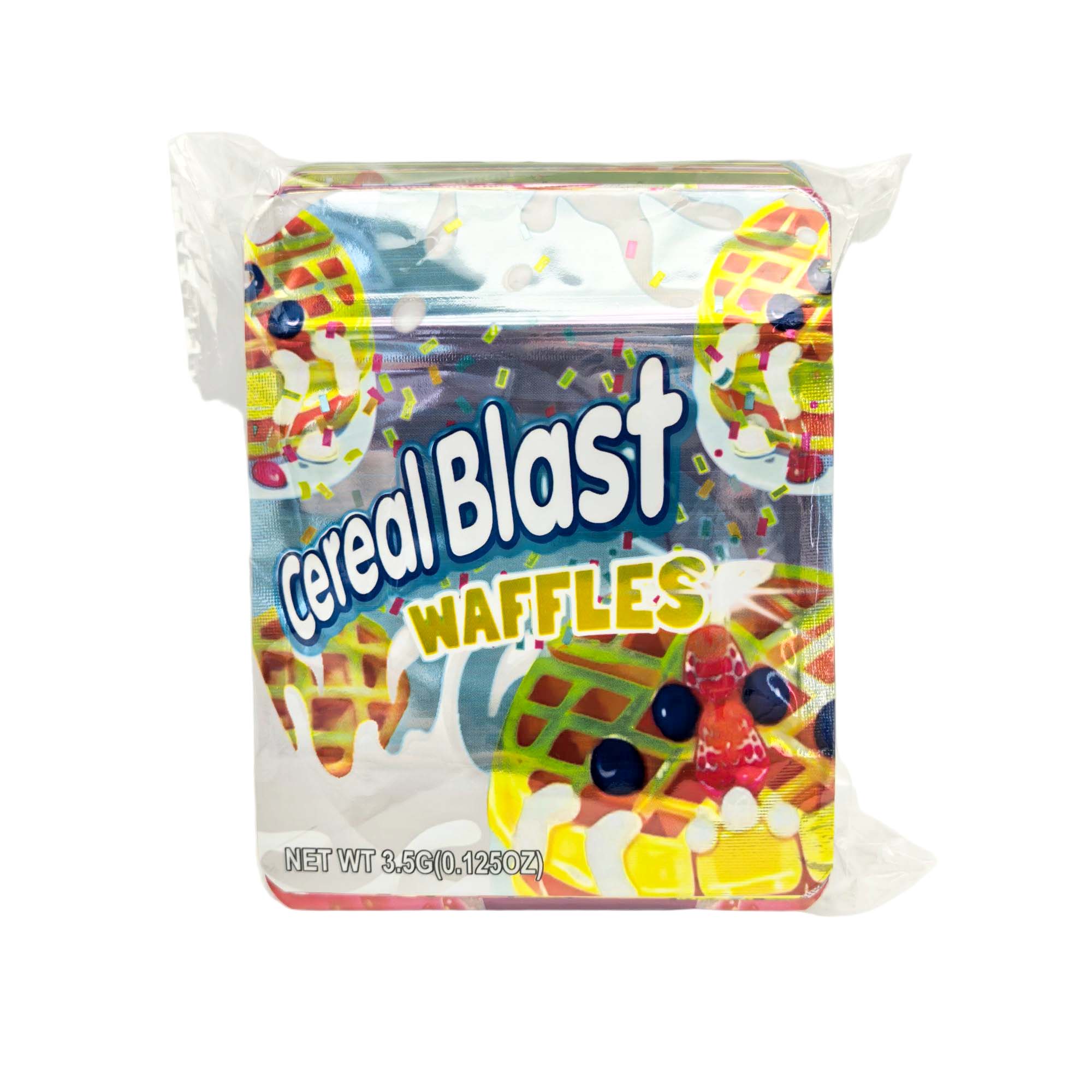 3.5 Gram Mylar Bag – Premium Smell-Proof Packaging - Cereal Blast - Waffles (50 Count) MB-35G-115 - Image 3