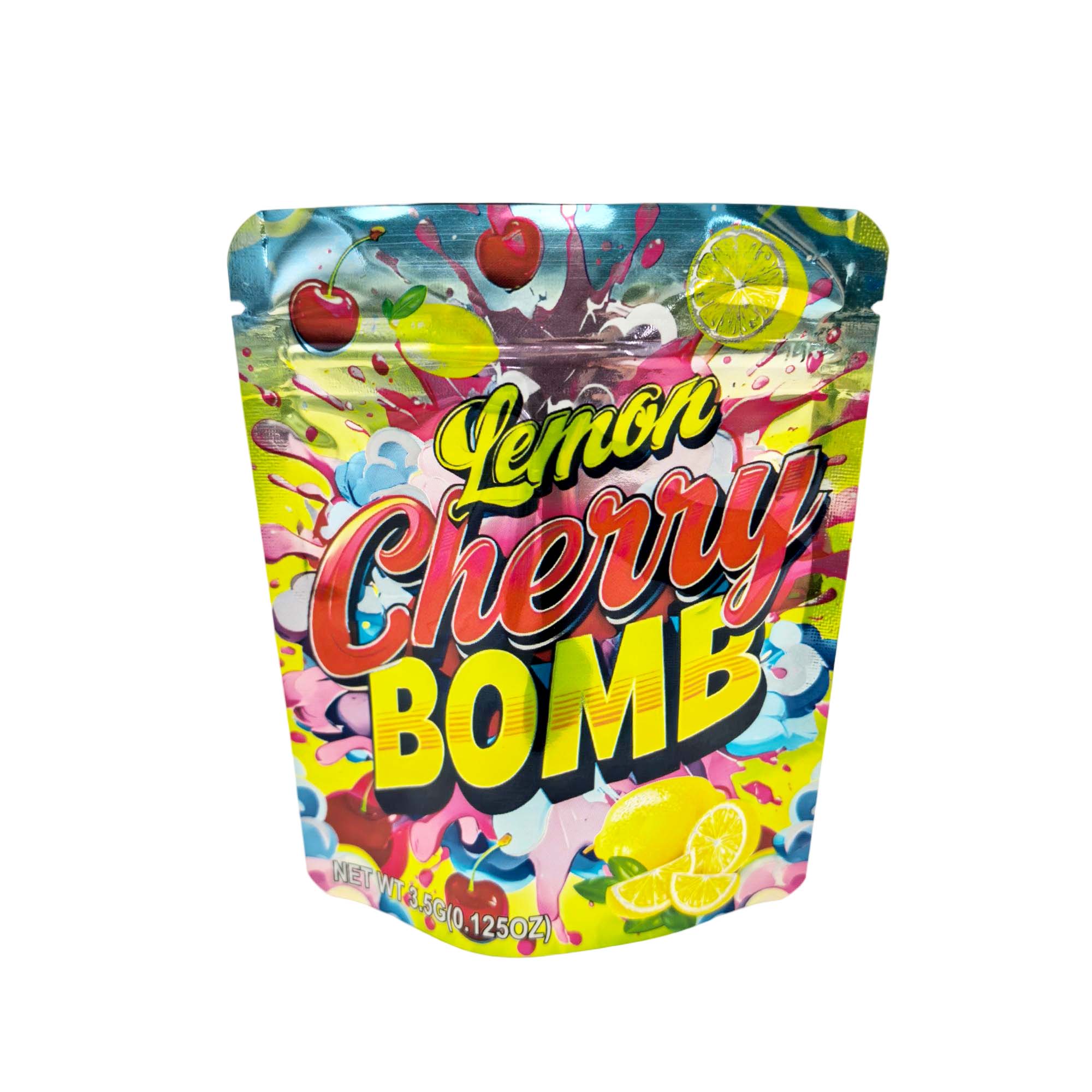 3.5 Gram Mylar Bag – Premium Smell-Proof Packaging - Lemon Cherry Bomb (50 Count) MB-35G-118