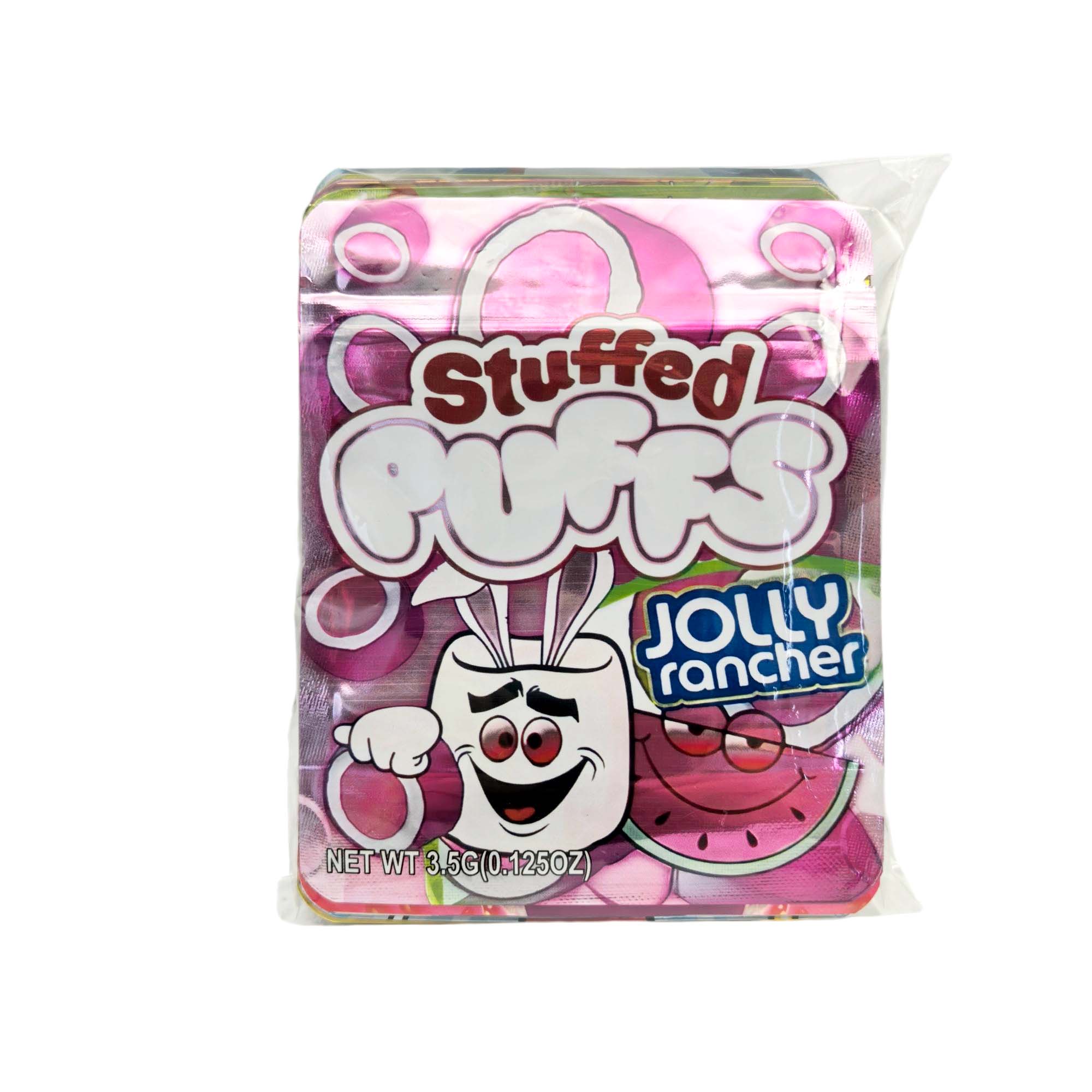 3.5 Gram Mylar Bag – Premium Smell-Proof Packaging - Stuffed Puffs - Jolly Rancher (50 Count) MB-35G-119 - Image 3