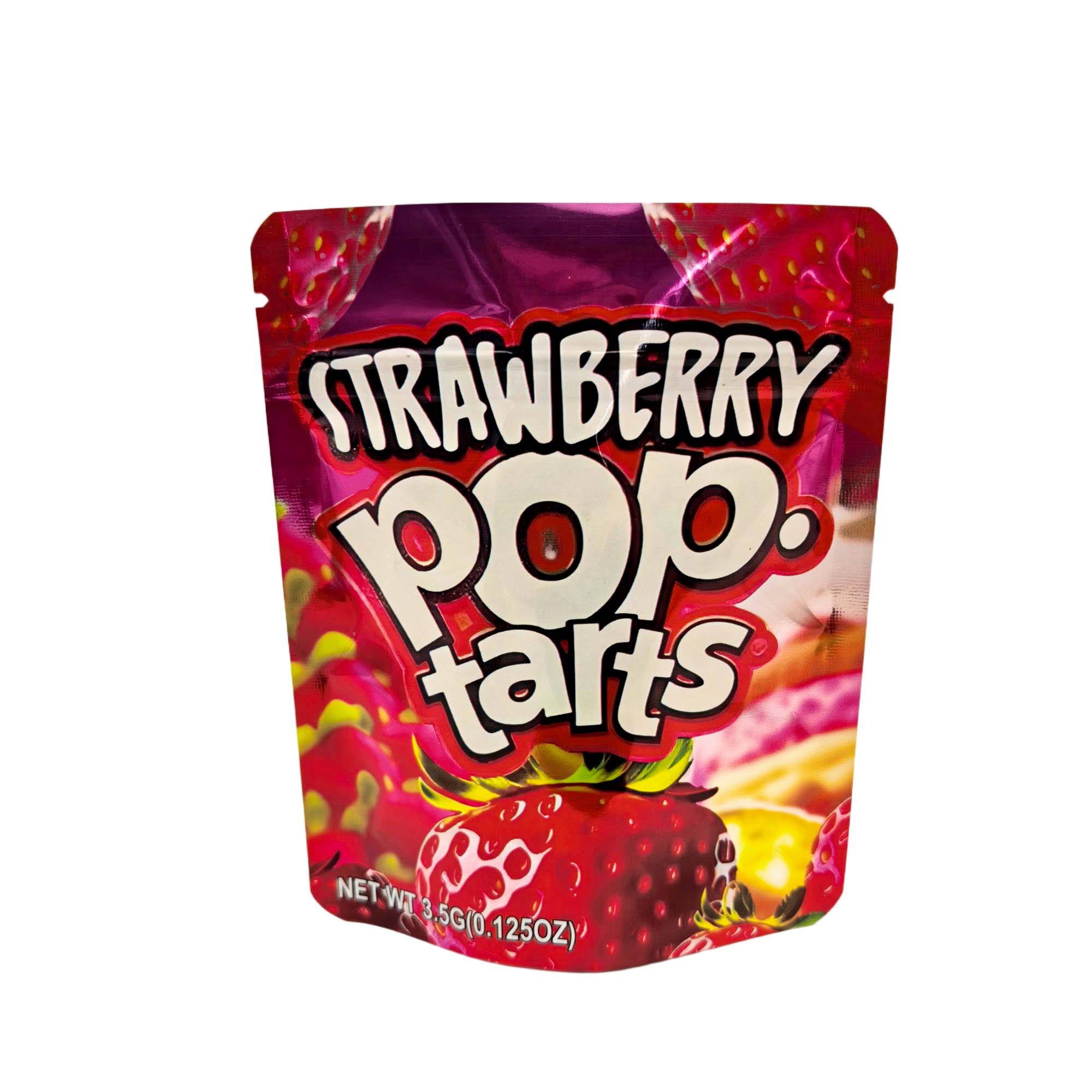 3.5 Gram Mylar Bag – Premium Smell-Proof Packaging - Strawberry Pop Tarts (50 Count) MB-35G-124