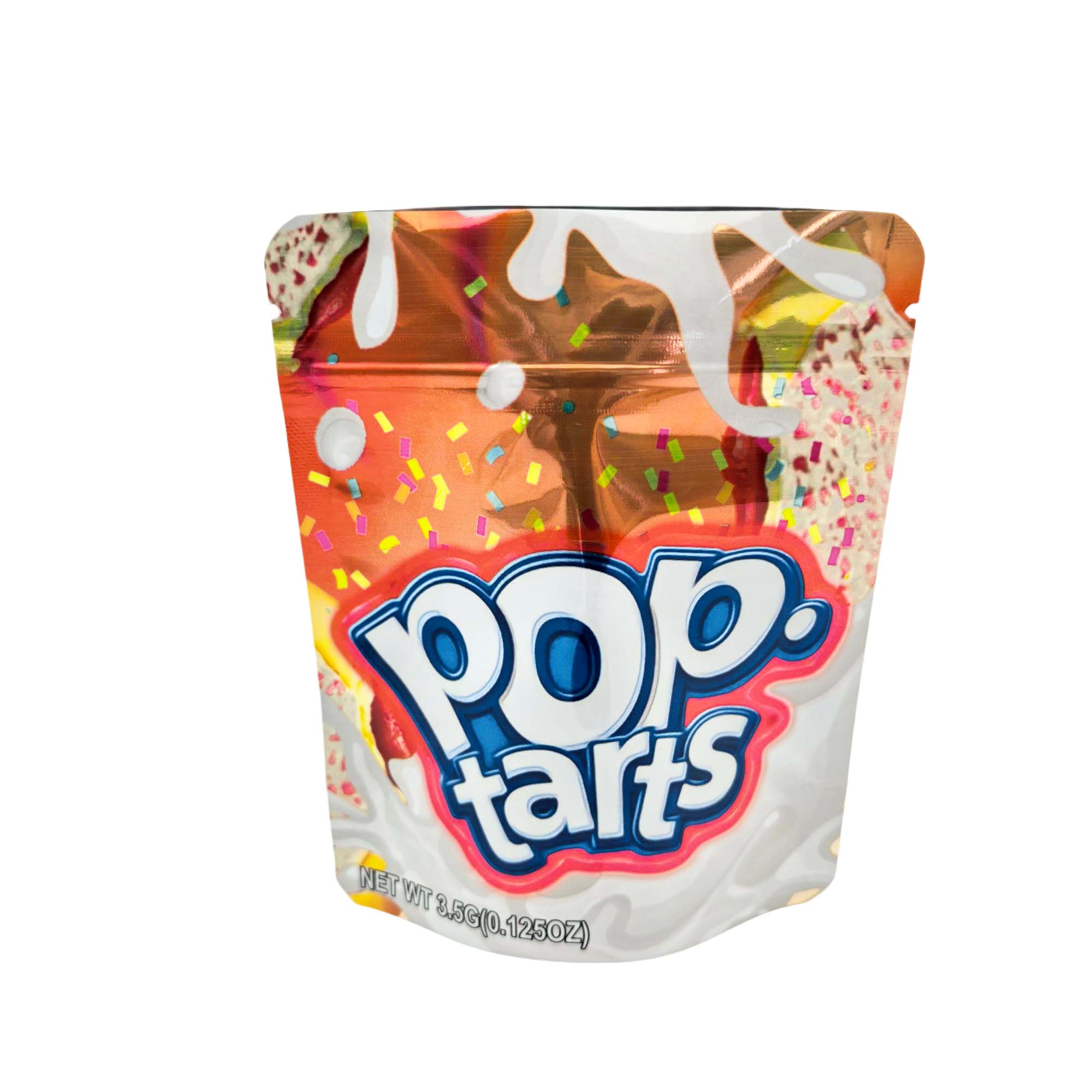3.5 Gram Mylar Bag – Premium Smell-Proof Packaging - Pop Tarts (50 Count) MB-35G-125