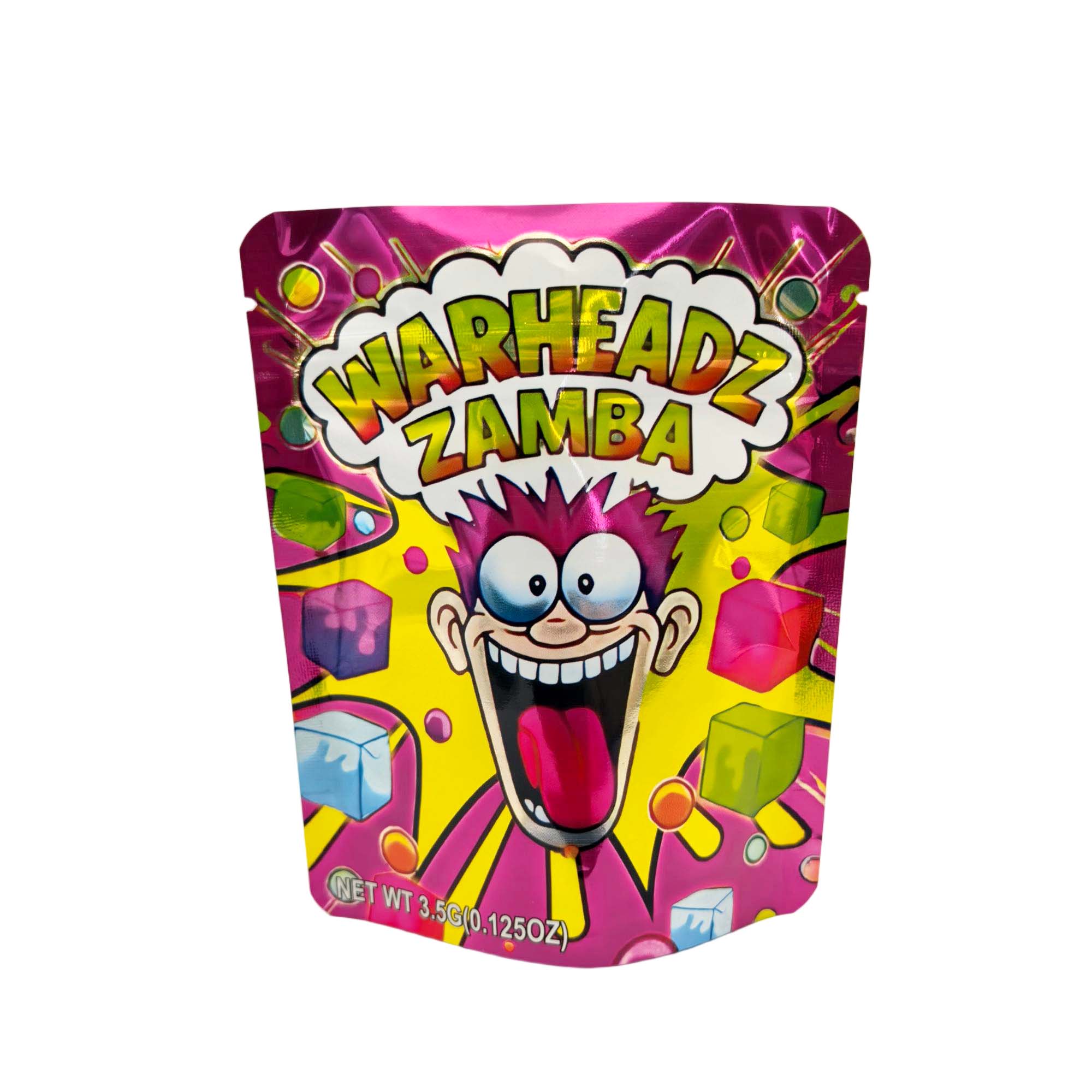 3.5 Gram Mylar Bag – Premium Smell-Proof Packaging - Warheadz Zamba (50 Count) MB-35G-126