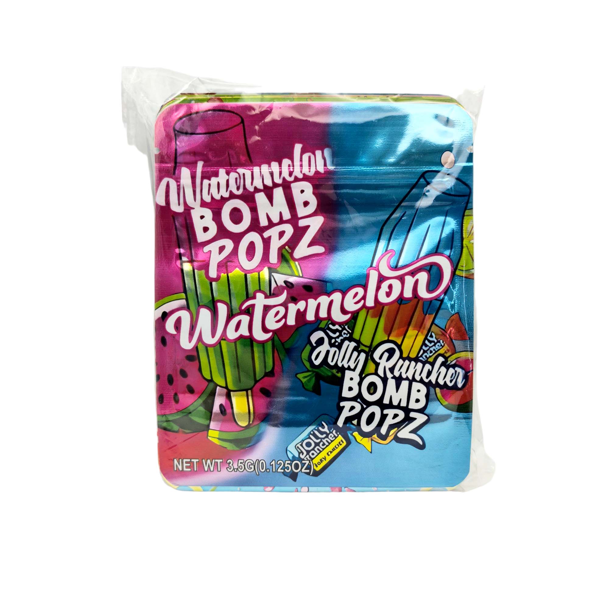 3.5 Gram Mylar Bag – Premium Smell-Proof Packaging - Watermelon Bomb Popz(50 Count) MB-35G-127 - Image 3