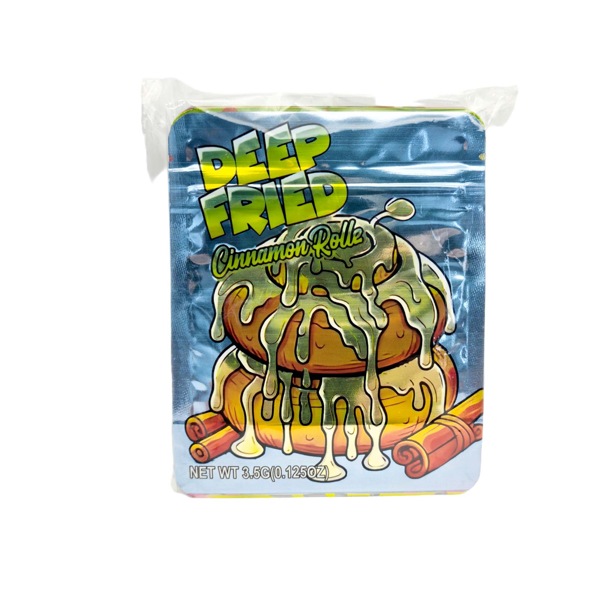 3.5 Gram Mylar Bag – Premium Smell-Proof Packaging - Deep Fried Cinnamon Roll - Sweeties (50 Count) MB-35G-131 - Image 3