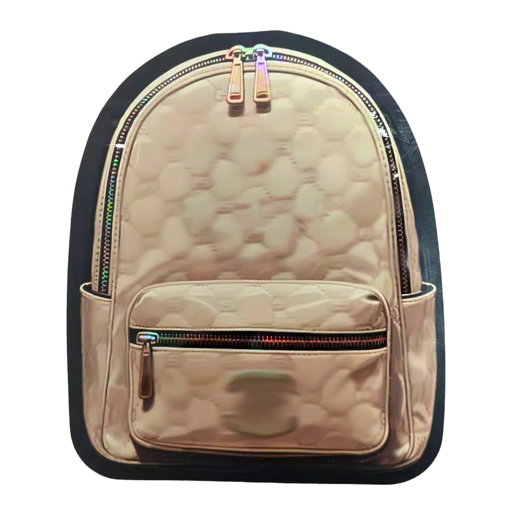 3.5g Designer-Inspired Shaped Mylar Bags – Premium Packaging (50 Count) Channel Backpack - MB-DBAG-016