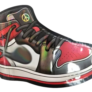 3.5g Shoe-Shaped Mylar Bag – Holographic Sneaker Pouch – Premium Packaging (50 Count) Nike Air Yordan Old Love - MB-SHOE-003