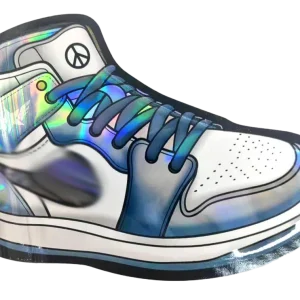 3.5g Shoe-Shaped Mylar Bag – Holographic Sneaker Pouch – Premium Packaging (50 Count) Nike Air Yordan 1 - MB-SHOE-004