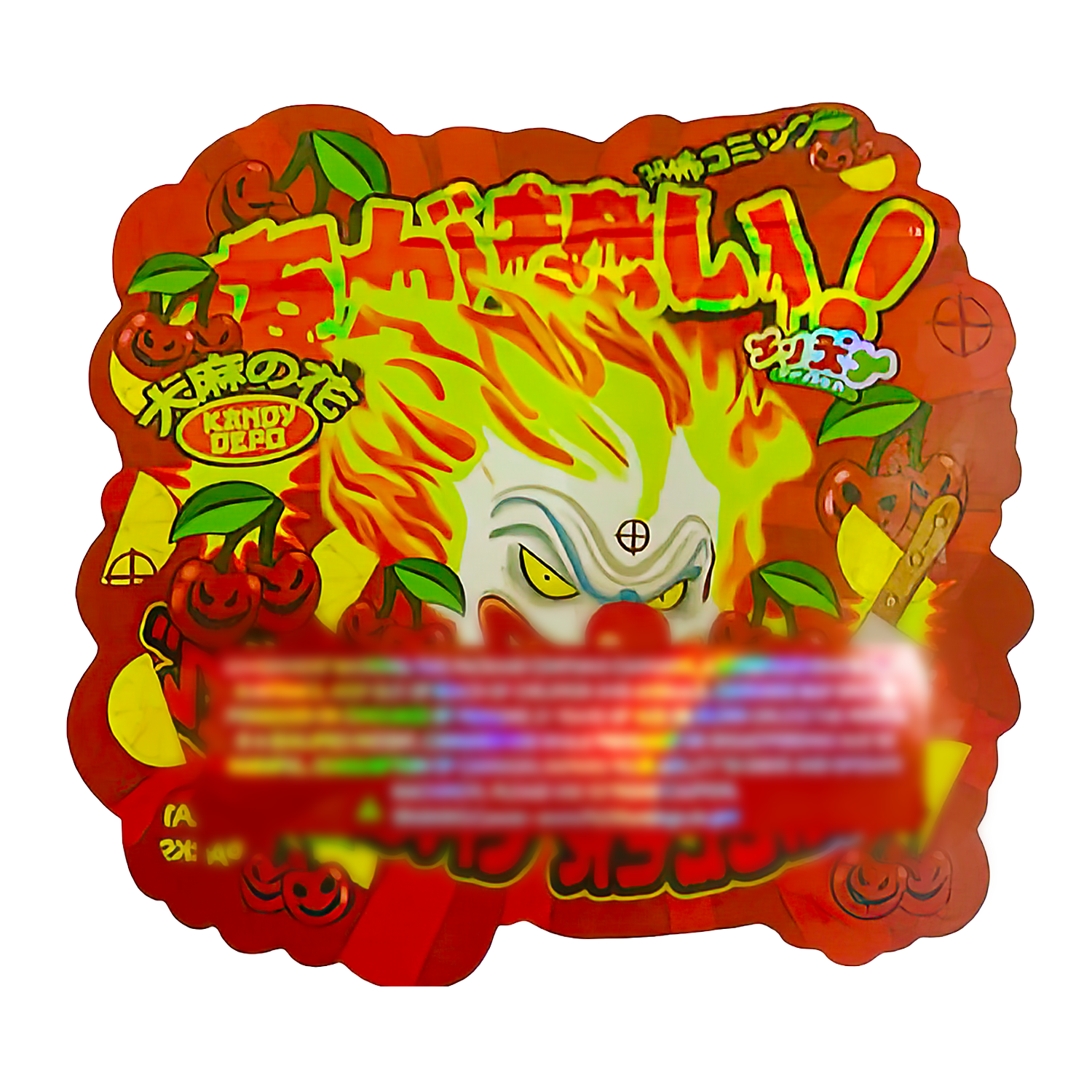 3.5g Shaped Mylar Bag (50 Count) Killer Cherriez MB35-SHAPE-036 - Image 2