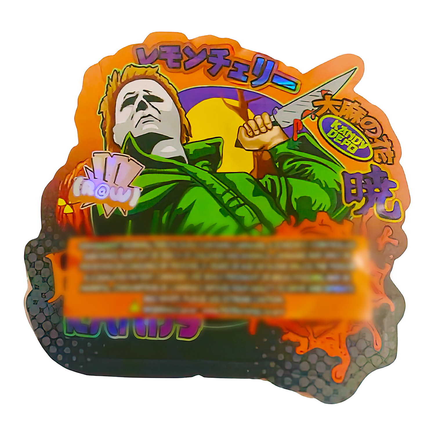3.5g Shaped Mylar Bag (50 Count) Halloween Kandy MB35-SHAPE-038 - Image 2