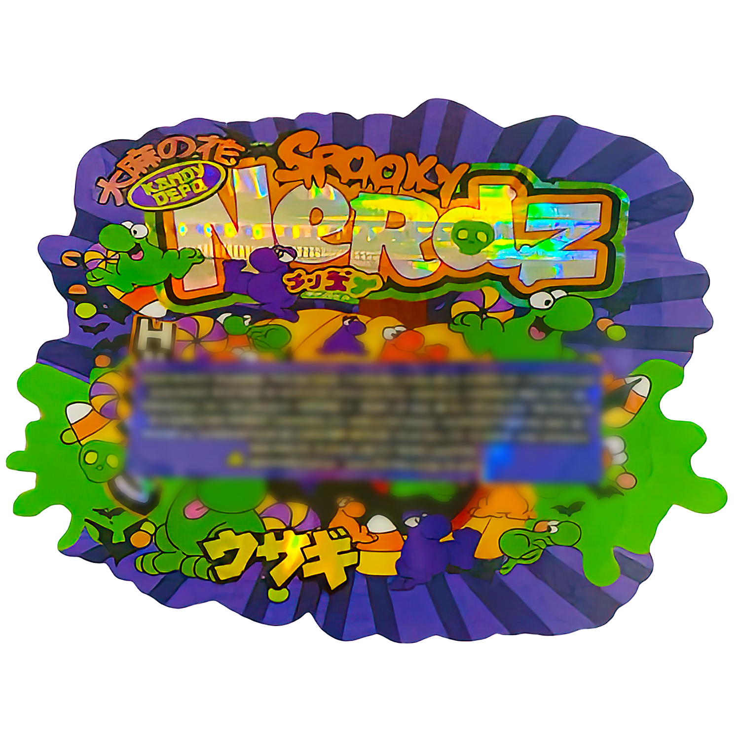 3.5g Shaped Mylar Bag (50 Count) Spooky Nerdz MB35-SHAPE-046 - Image 2