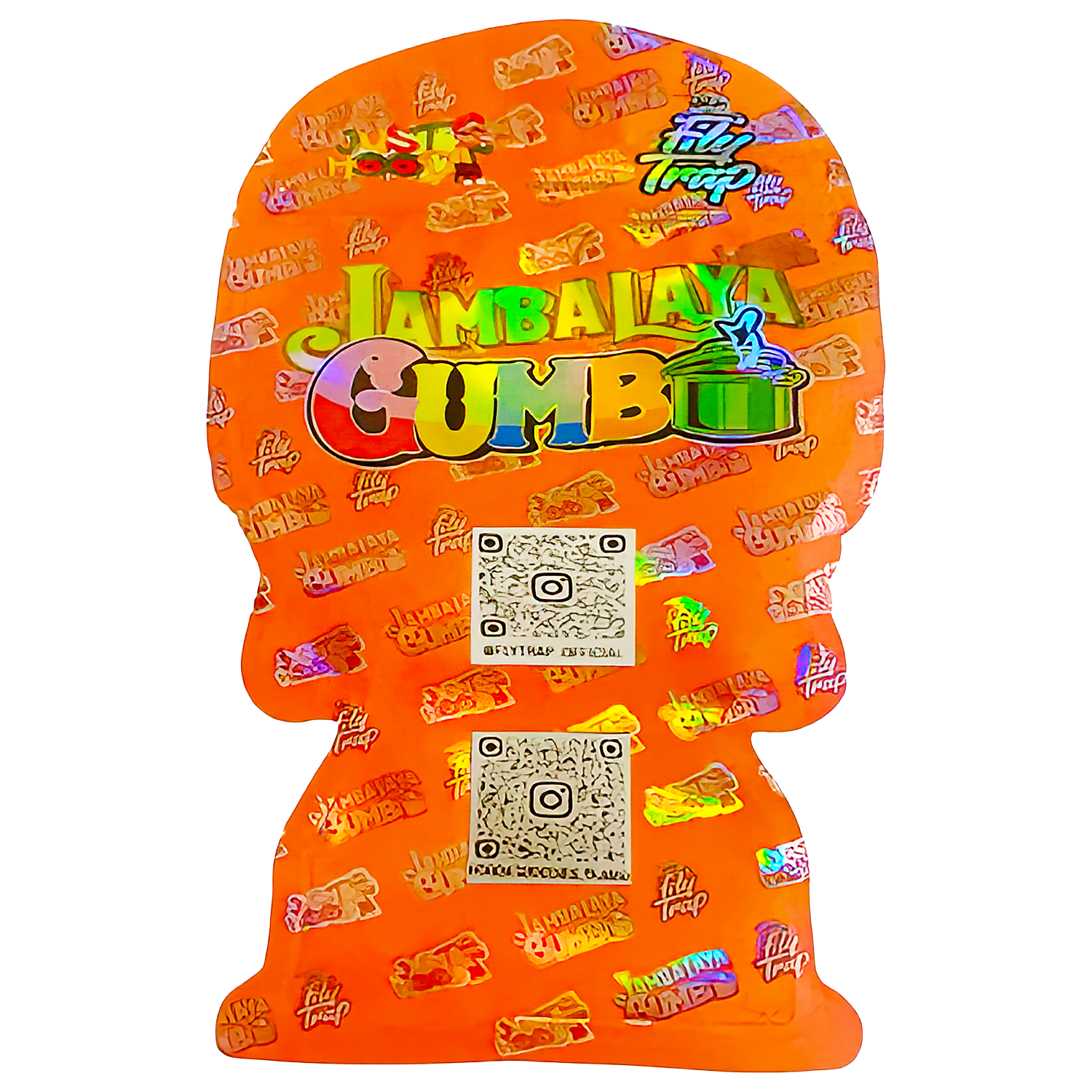 3.5g Shaped Mylar Bag (50 Count) Jambalaya Gumbo MB35-SHAPE-069 - Image 2