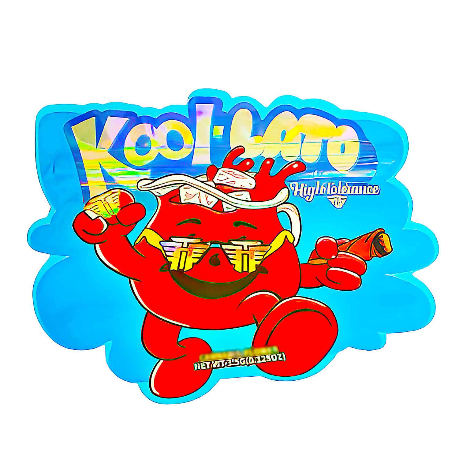 3.5g Shaped Mylar Bag (50 Count) Kool-Lato High Tolerance MB35-SHAPE-073