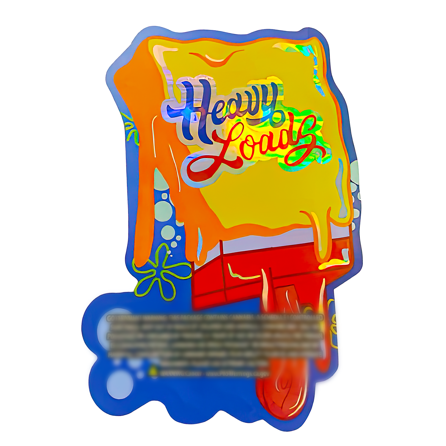 3.5g Shaped Mylar Bag (50 Count) Face Melterz MB35-SHAPE-074 - Image 2