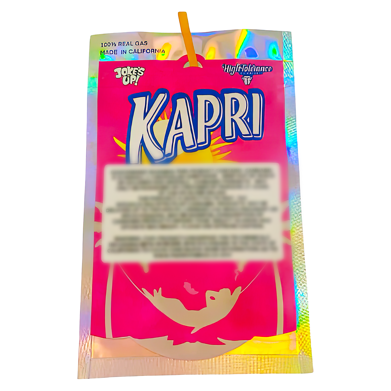 3.5g Shaped Mylar Bag (50 Count) Kapri Pink Lemonade MB35-SHAPE-075 - Image 2