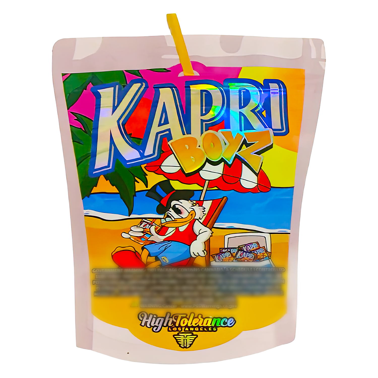 3.5g Shaped Mylar Bag (50 Count) Kapri Boyz MB35-SHAPE-079 - Image 2