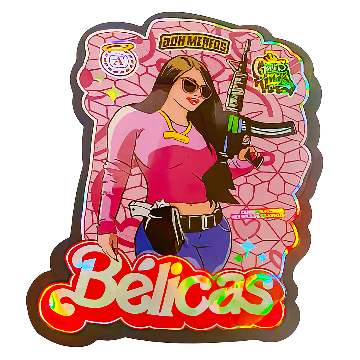 3.5g Shaped Mylar Bag (50 Count) Don Merfos Belicas MB35-SHAPE-083