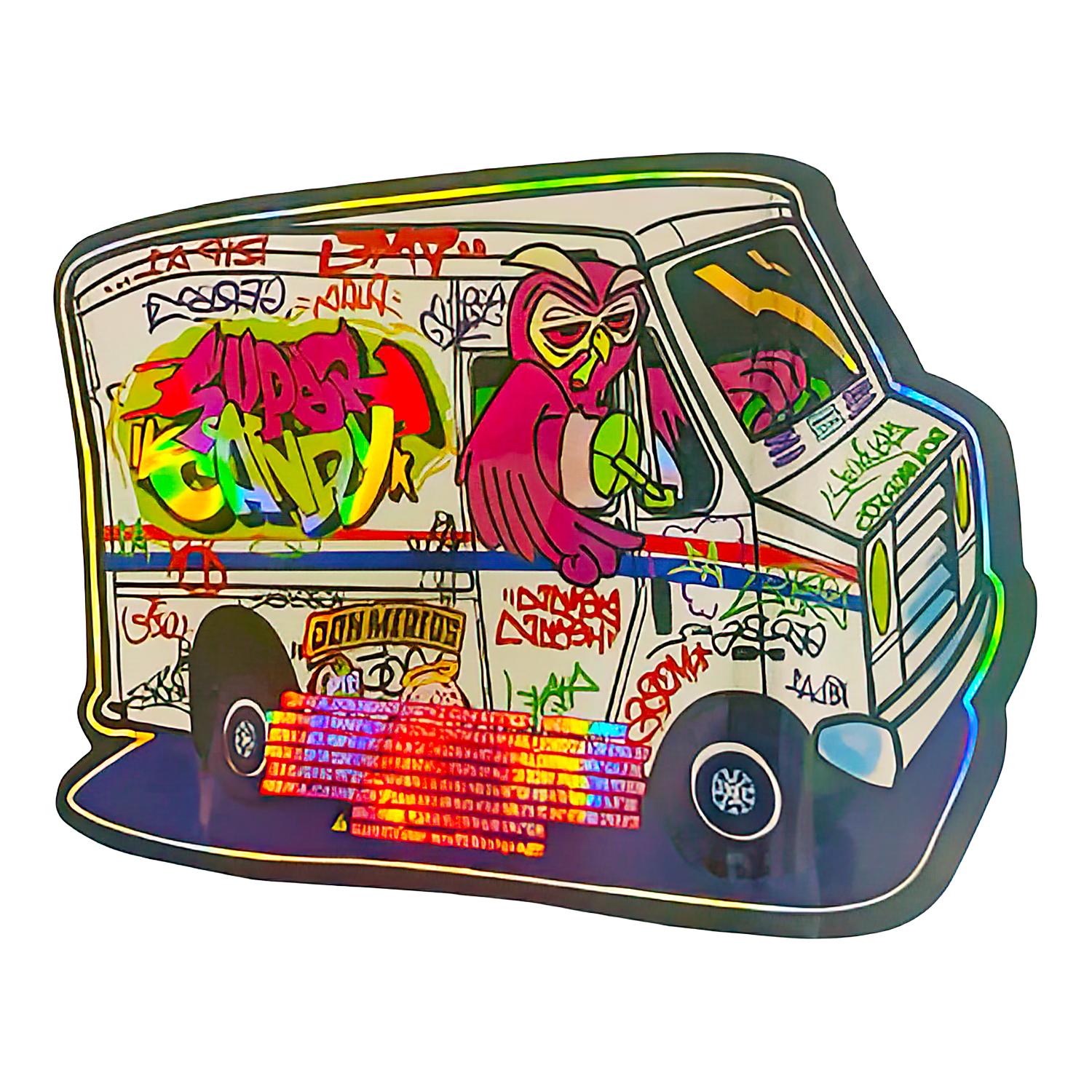 3.5g Shaped Mylar Bag (50 Count) Super Candy Truck MB35-SHAPE-086 - Image 2