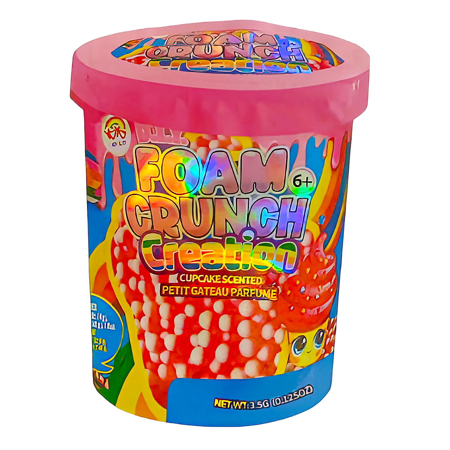 3.5g Shaped Mylar Bag (50 Count) Foam Crunch Creation MB35-SHAPE-089