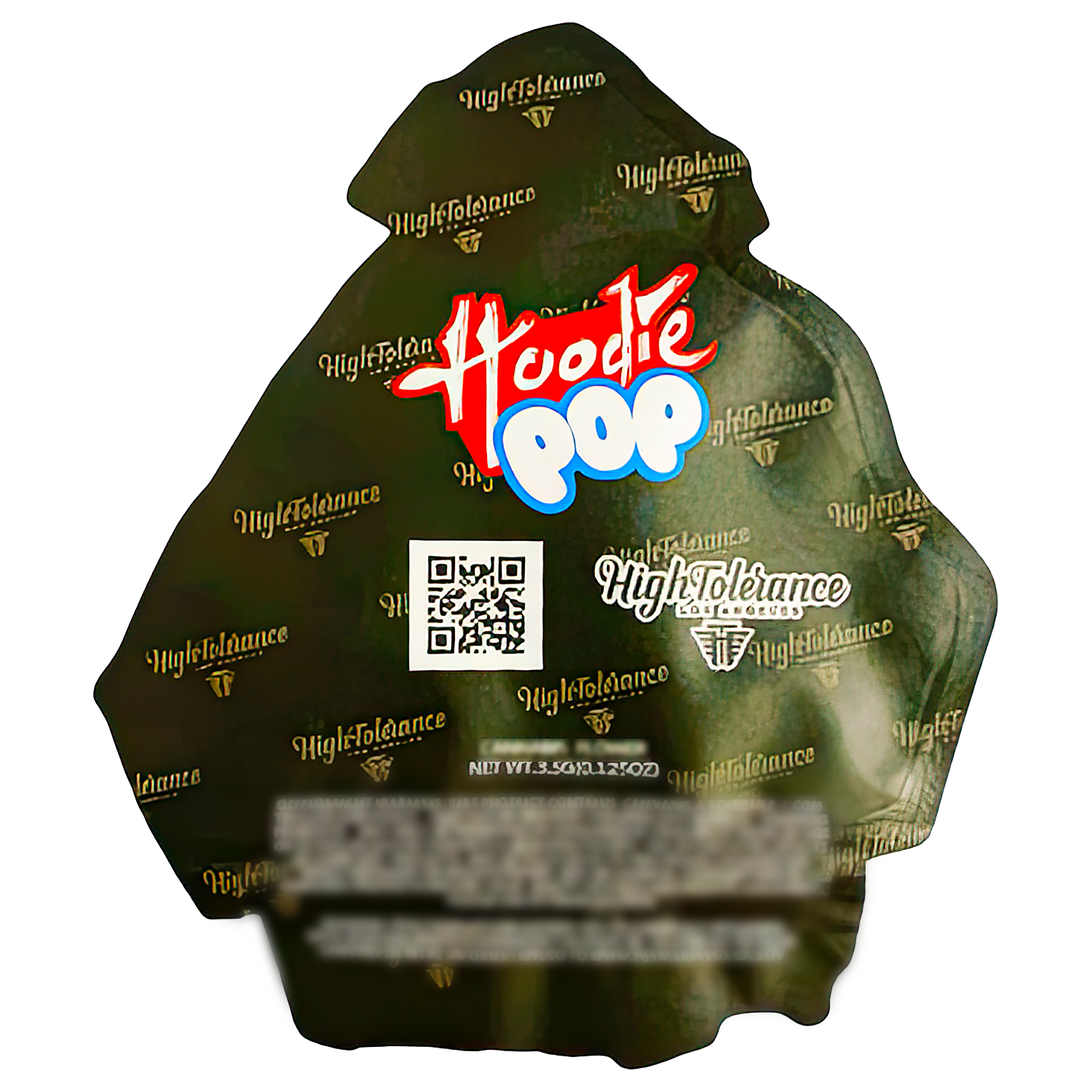 3.5g Shaped Mylar Bag (50 Count) Hoodie Pop MB35-SHAPE-110 - Image 2